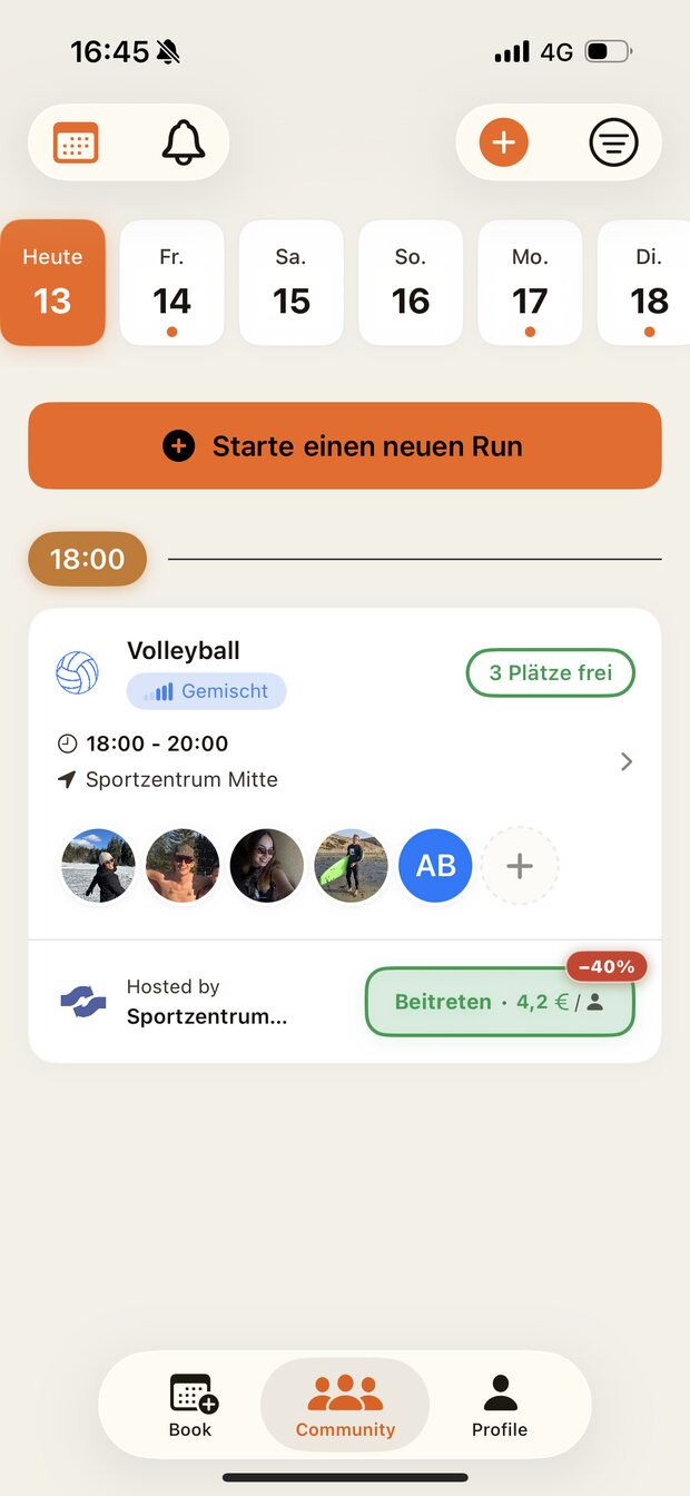 Spielen beitreten